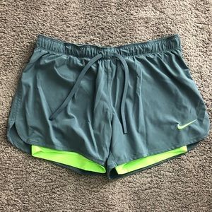 Nike dry fit running shorts